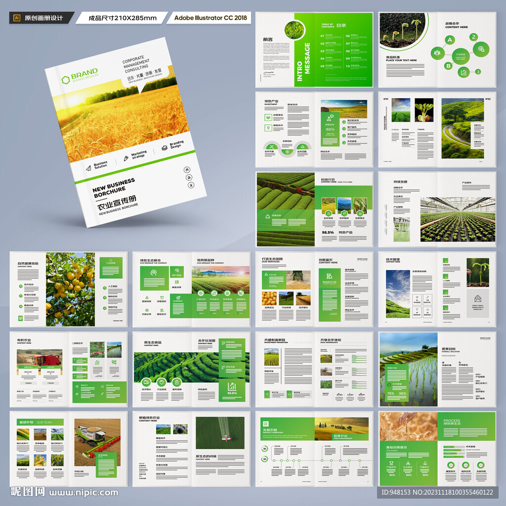 农业合作社画册