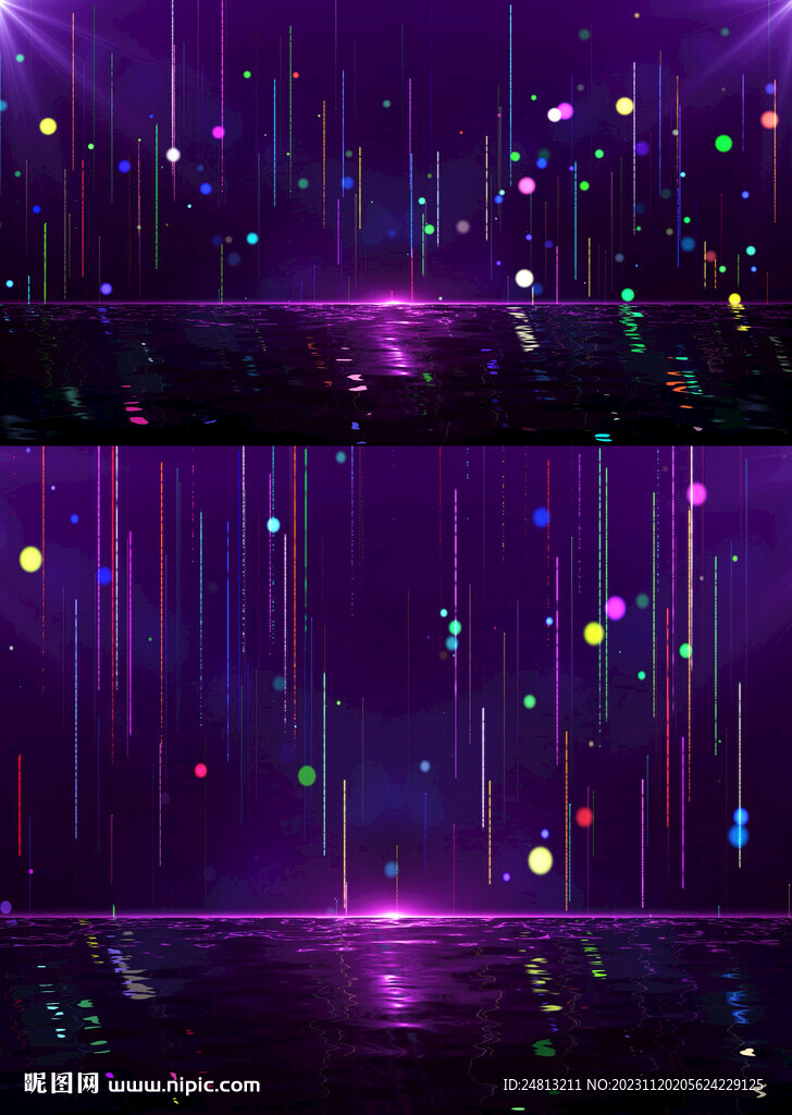 4K梦幻粒子唯美背景AE模板