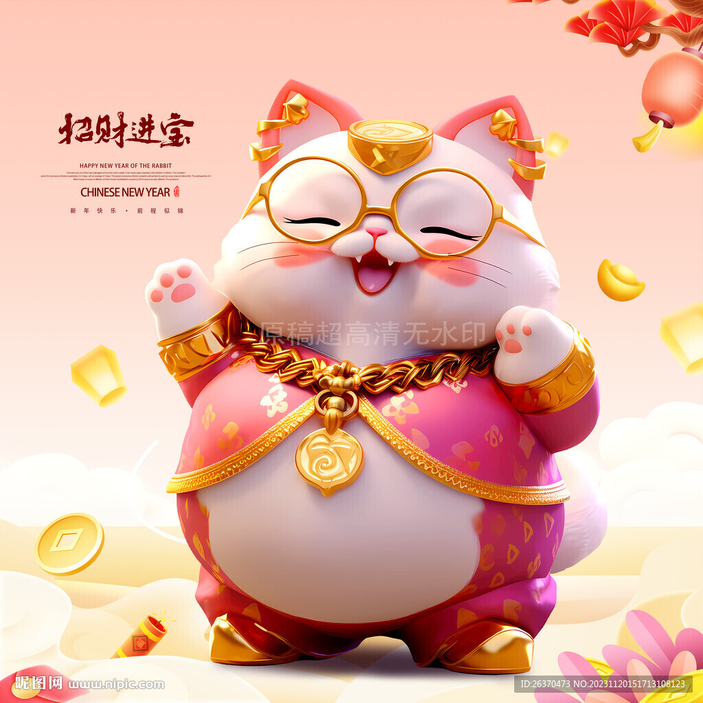 龙年发财猫
