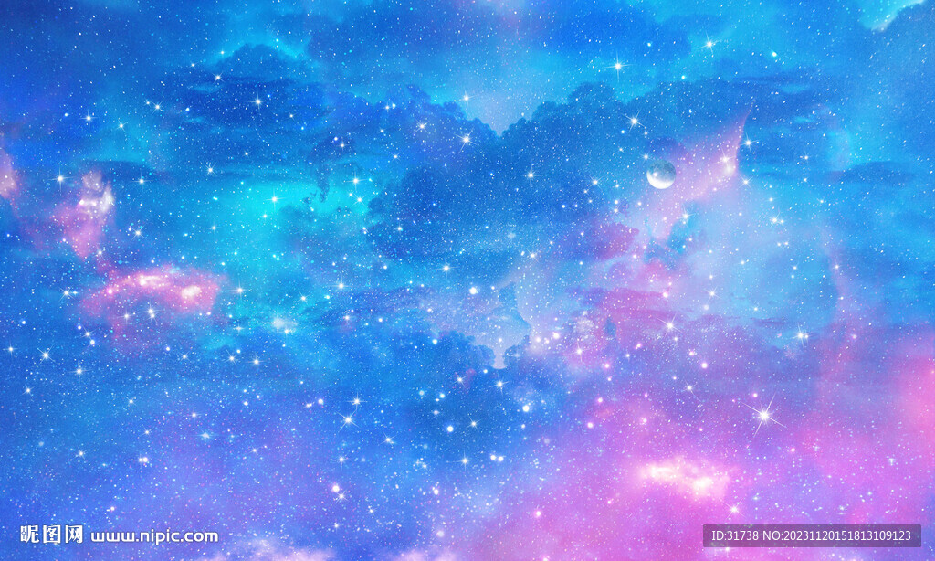 浪漫星空背景墙