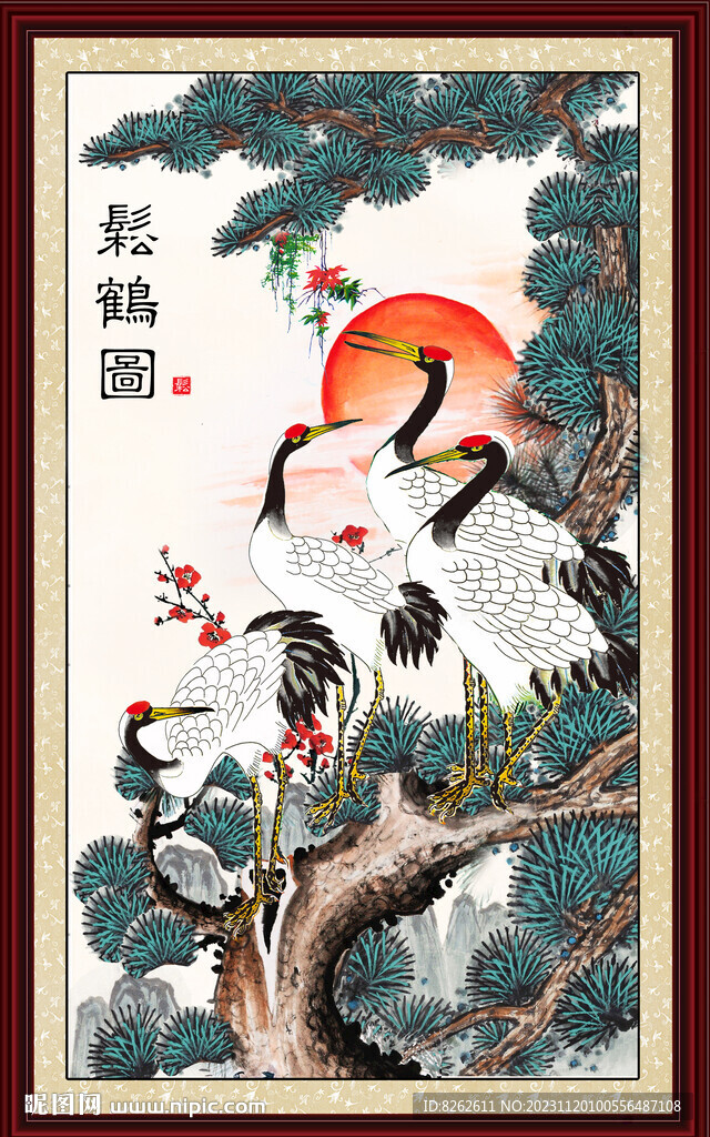 松鹤图