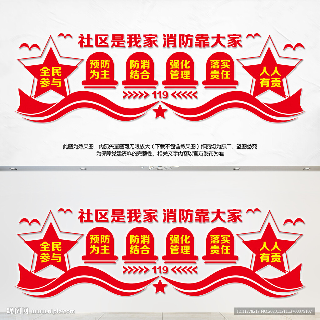 社区消防安全宣传