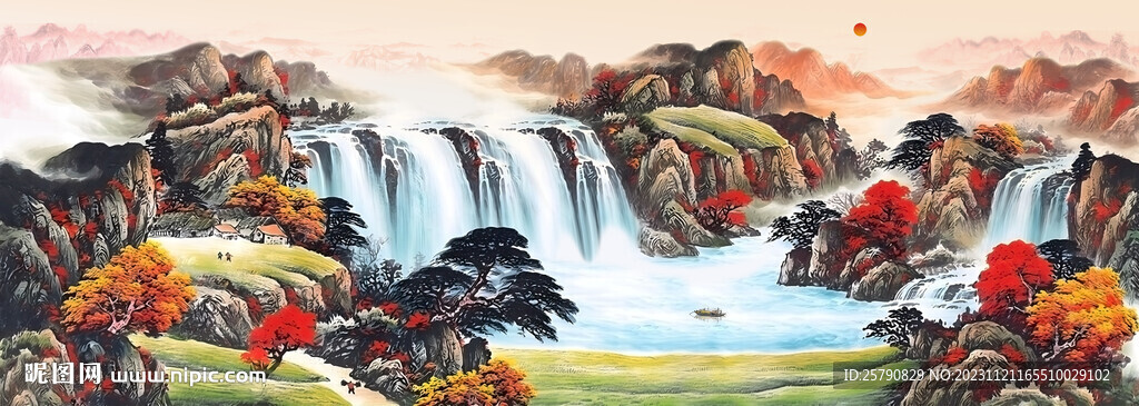 国画山水