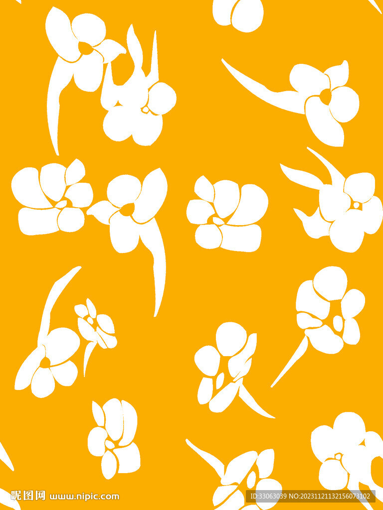 色块花