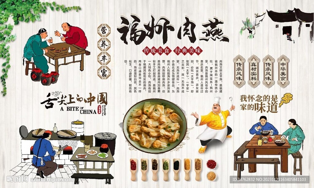 福州肉燕背景