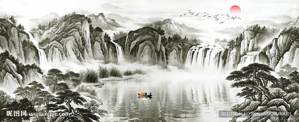 水墨山水