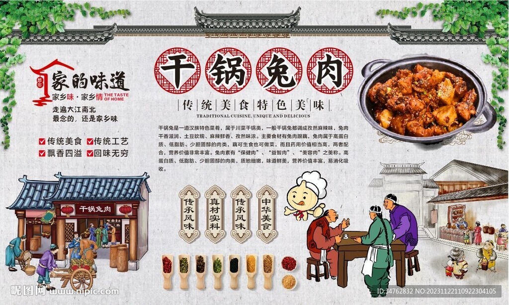 干锅兔肉