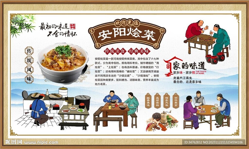 安阳烩菜背景 