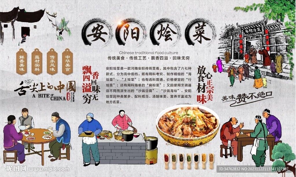 安阳烩菜背景 