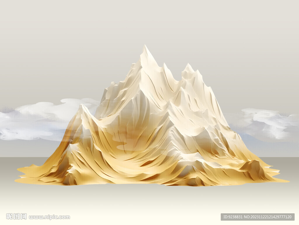 金色雪山