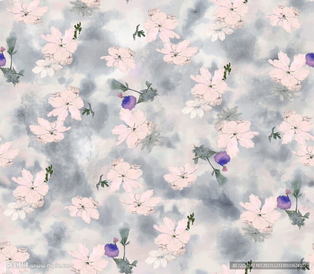 扎染花
