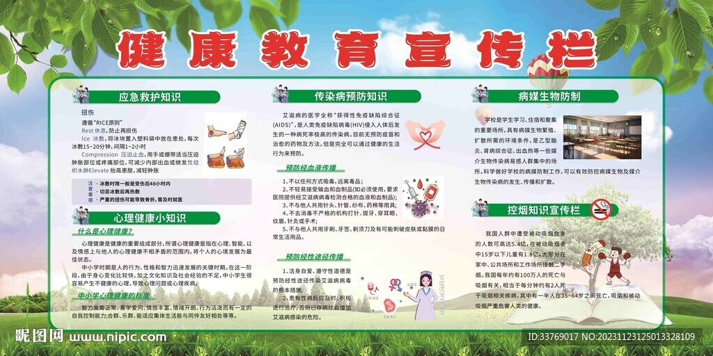健康教育宣传栏