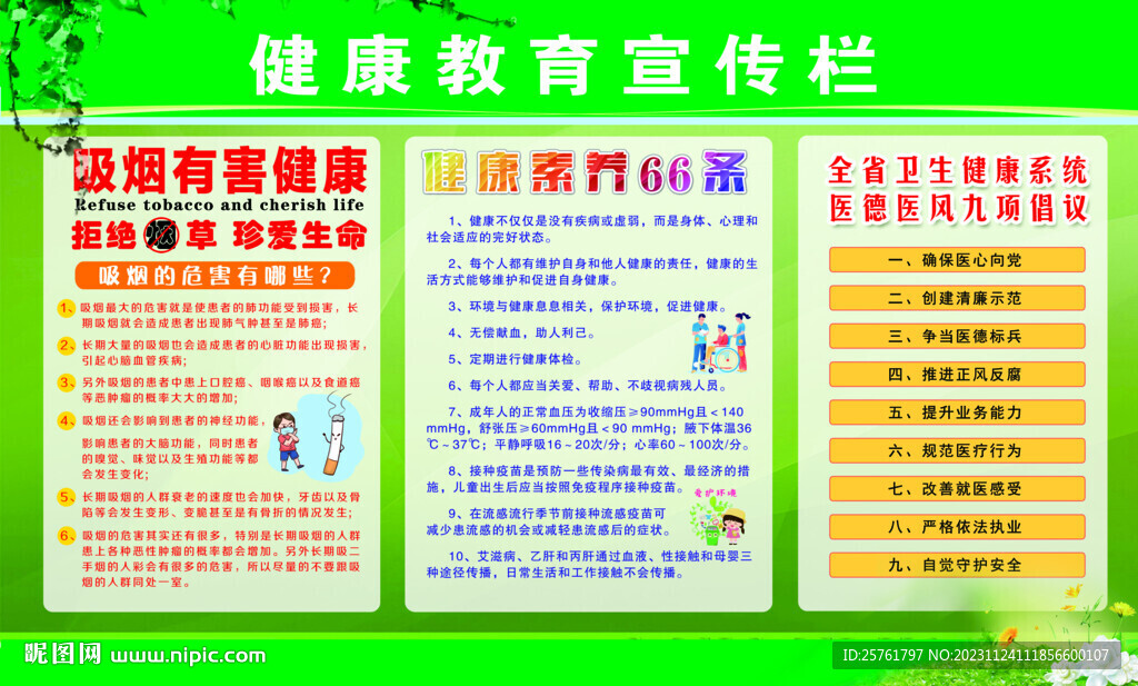 健康教育宣传栏