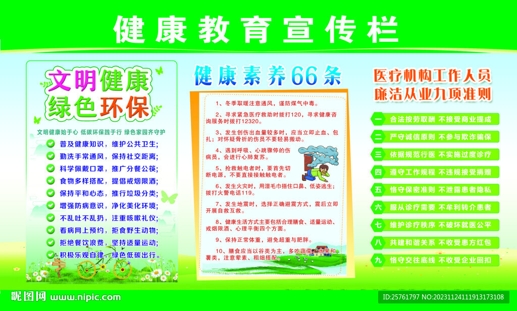 健康教育宣传栏