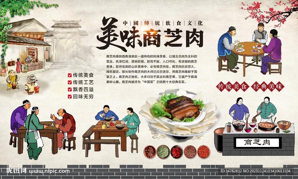 商芝肉 