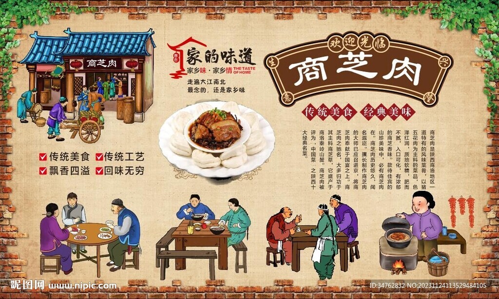 商芝肉 