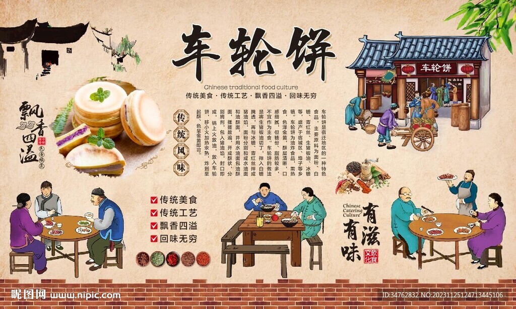 网红车轮饼 
