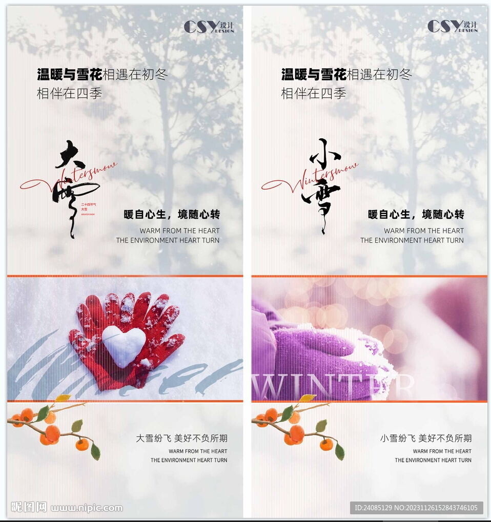 大雪小雪海报