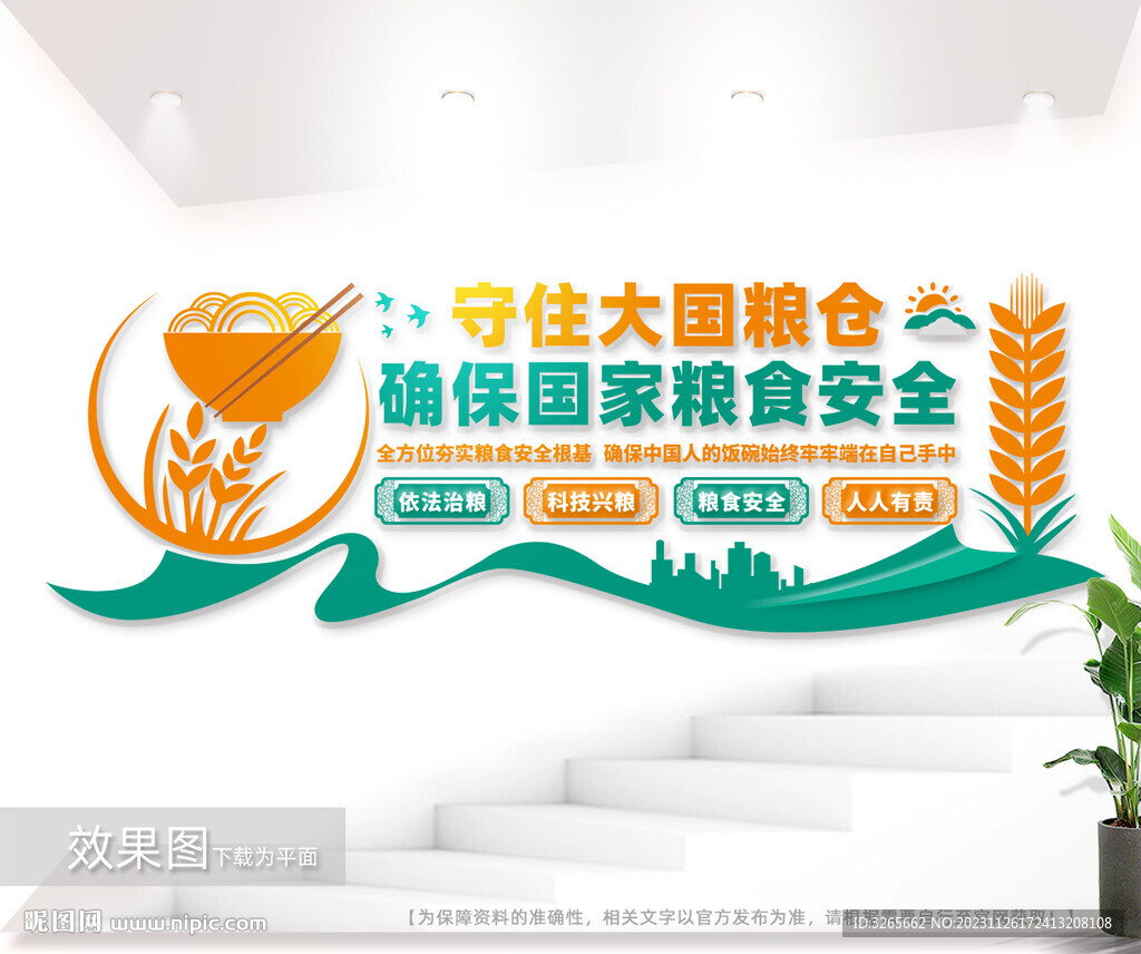 粮食安全文化墙图片