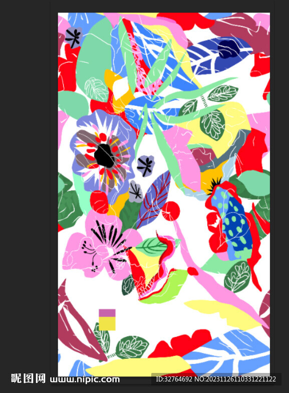 手绘花