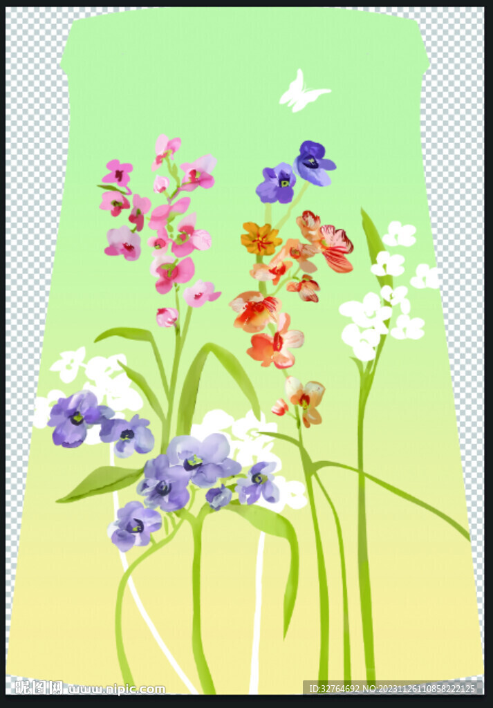 定位花
