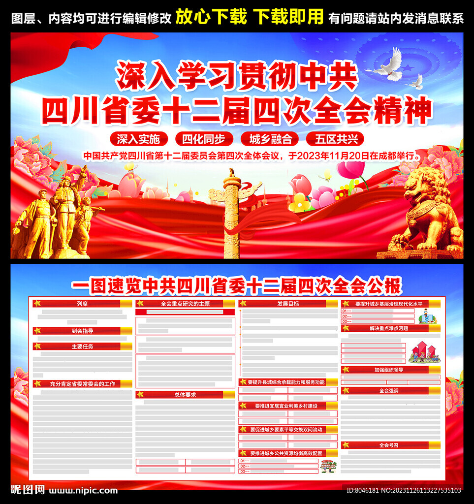 四川省委十二届四次全会