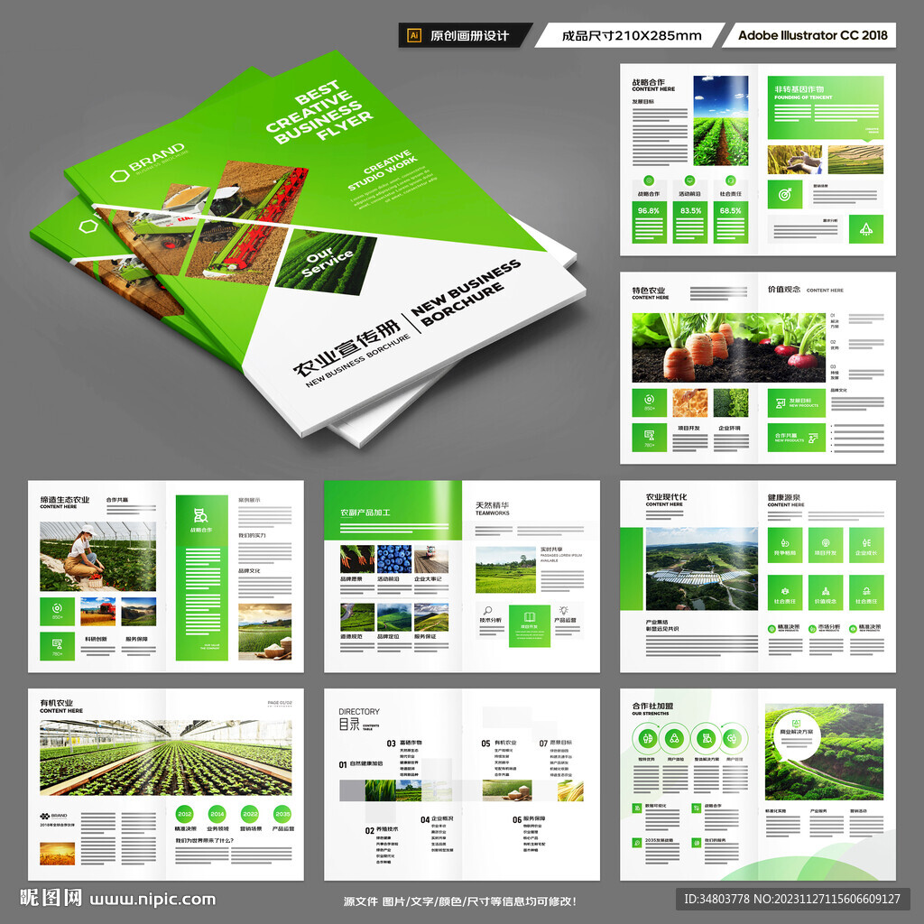 农业合作社画册