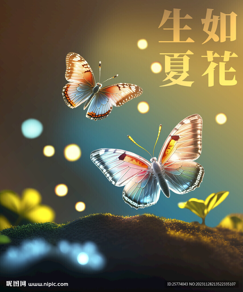 两只蝴蝶