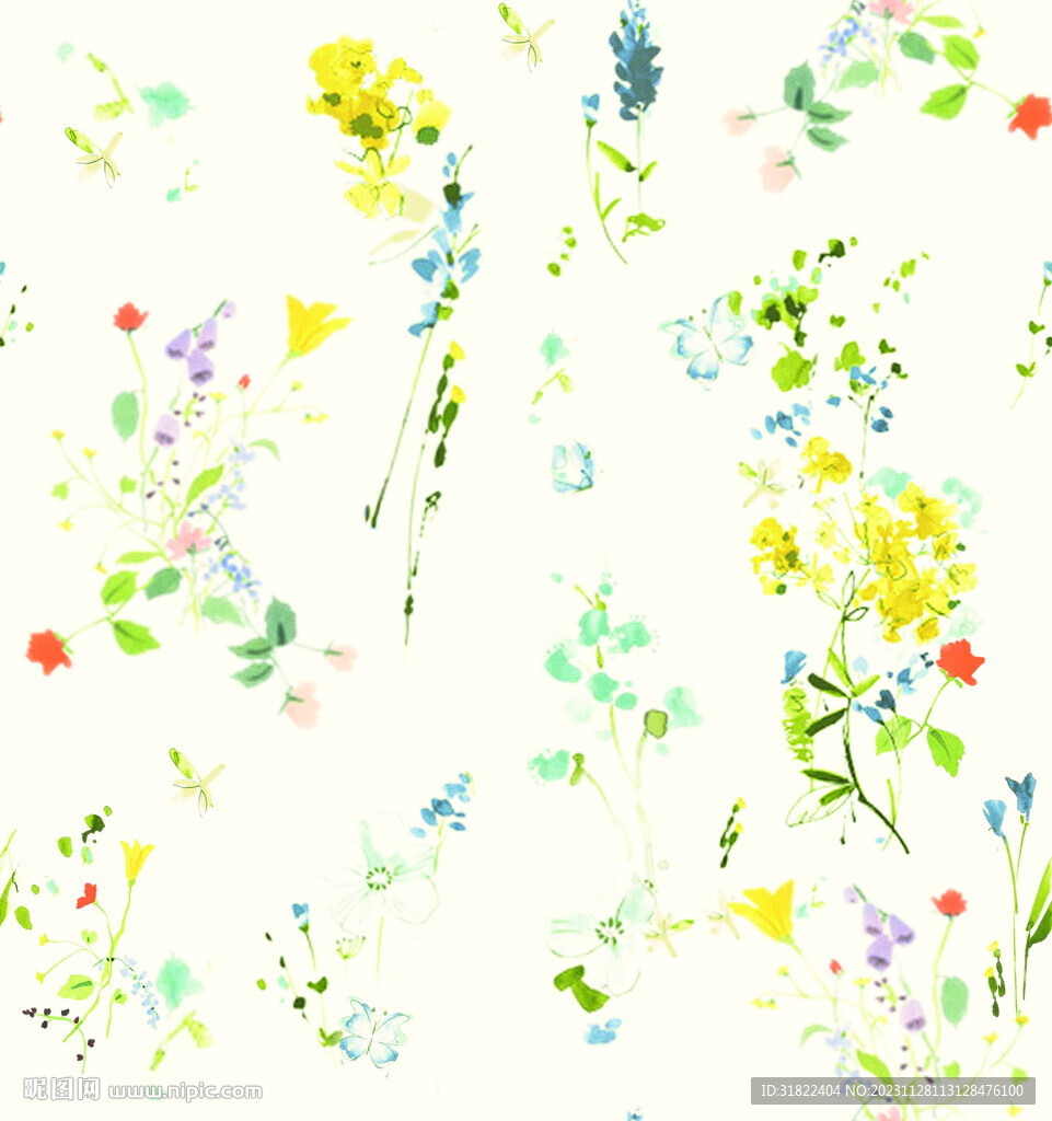 模糊小花