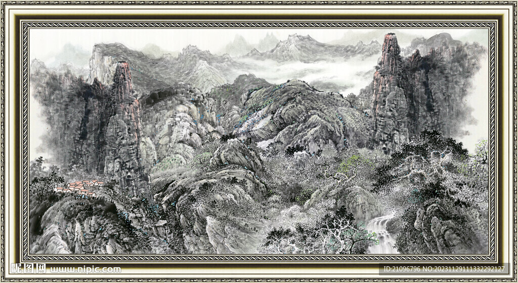 中堂山水