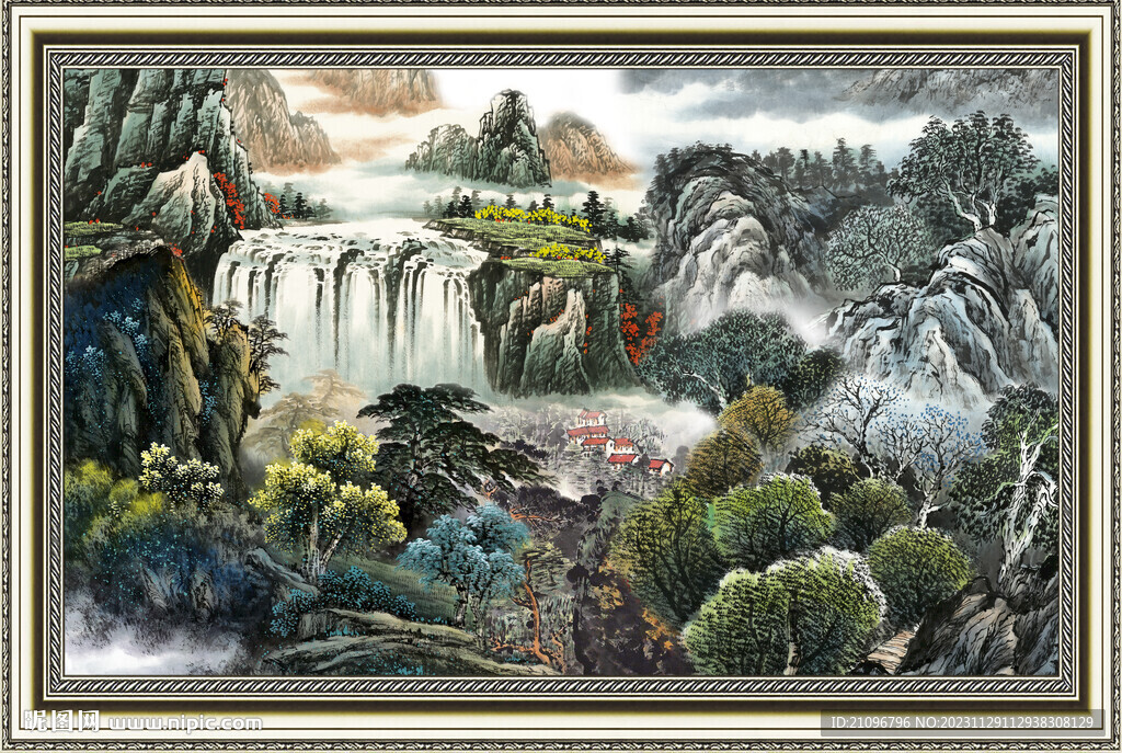 中国画山水
