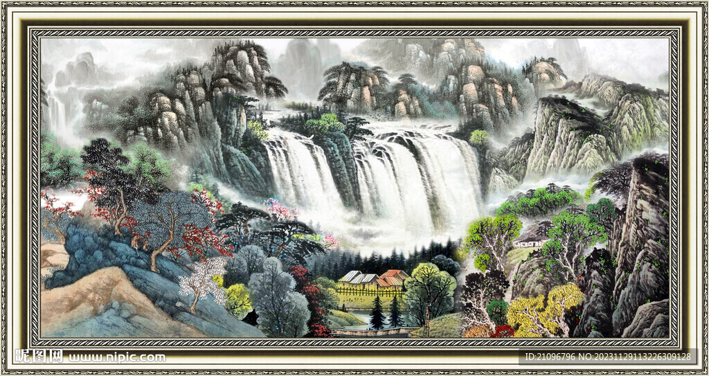 中国画山水