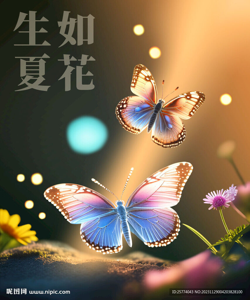 蝴蝶海报
