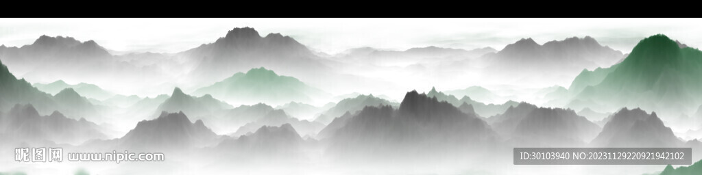  禅意水墨山水