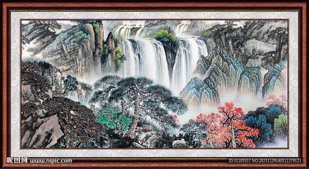 巨幅山水画