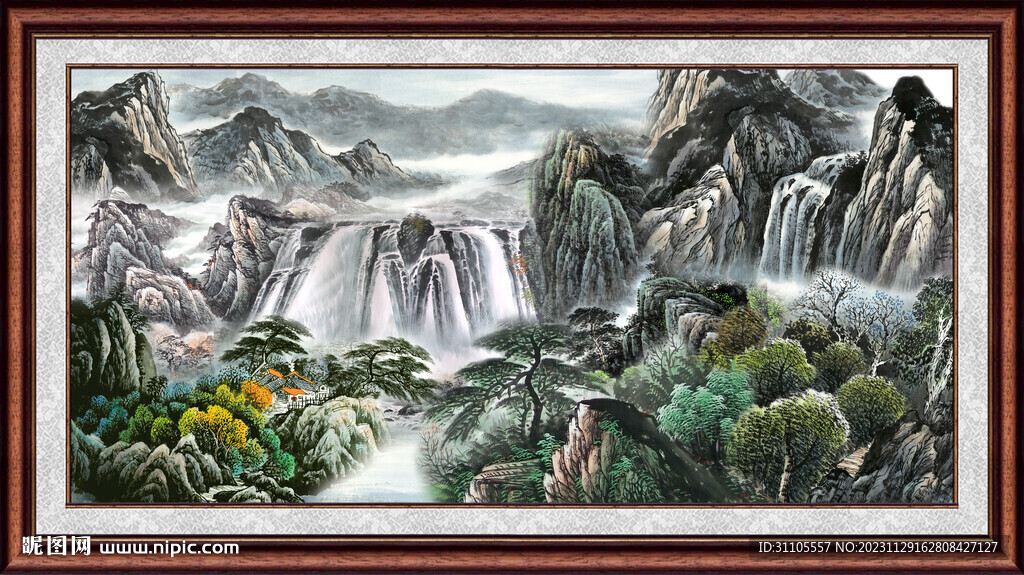 巨幅山水画