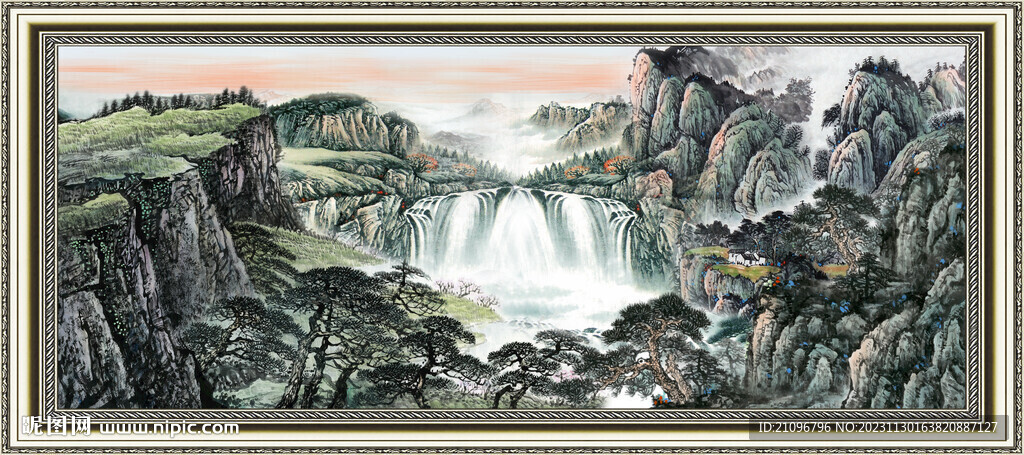 中堂山水画