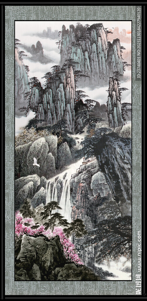 国画山水画