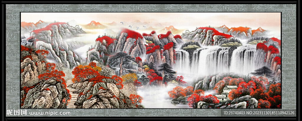 鸿运当头山水 