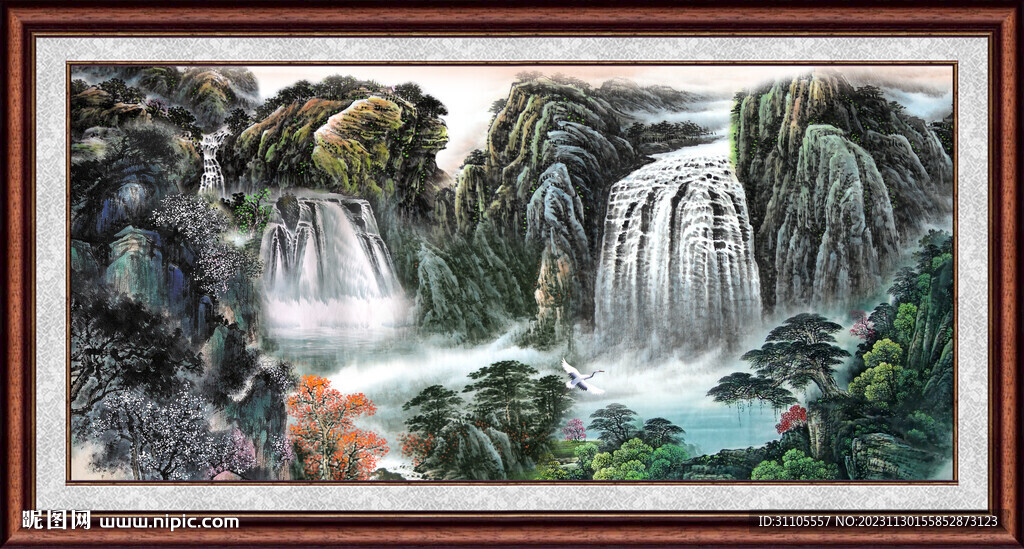 巨幅山水画 