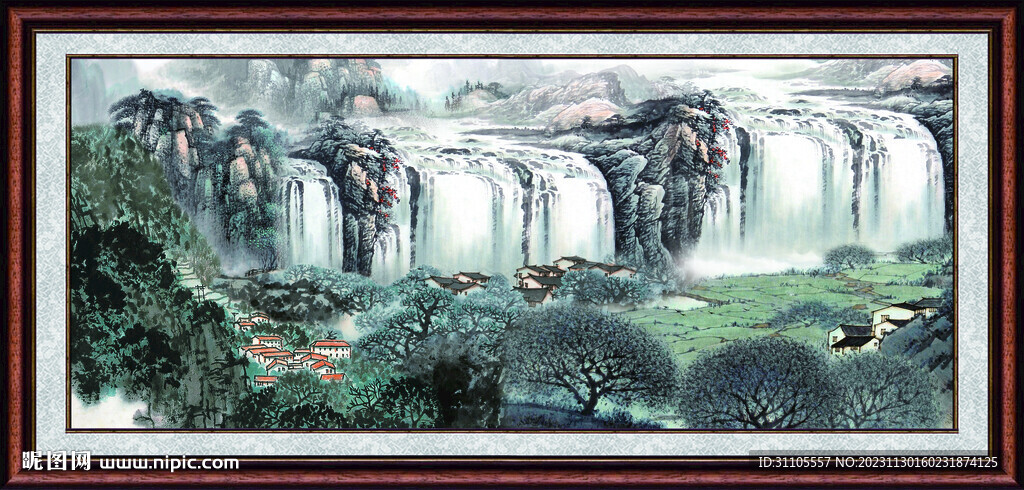 巨幅山水画