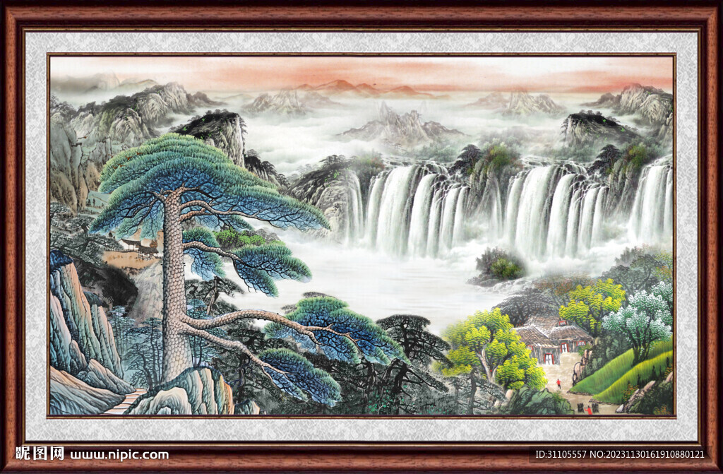 巨幅山水画 