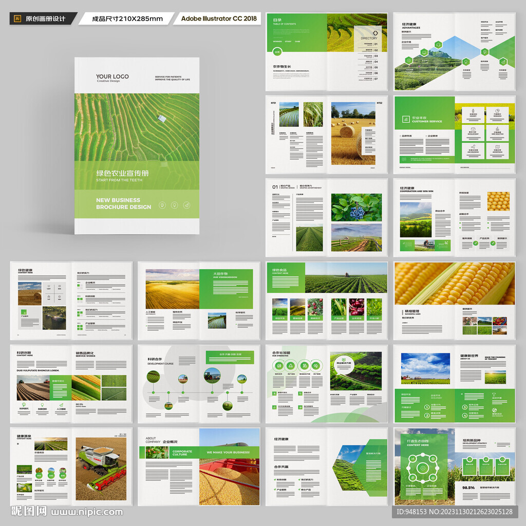 农业合作社画册