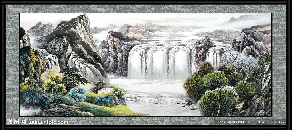 山水风景画 