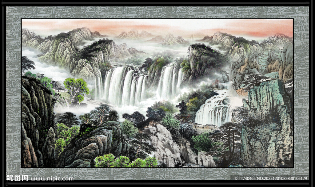 山水风景画 