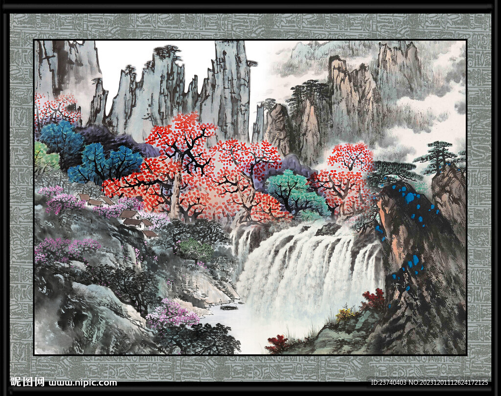 山水画 