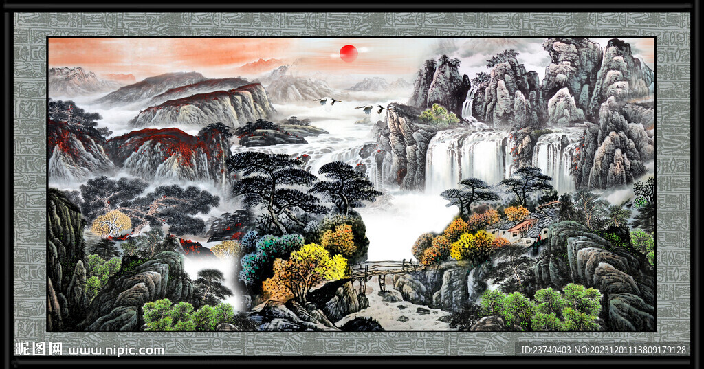 山水画 