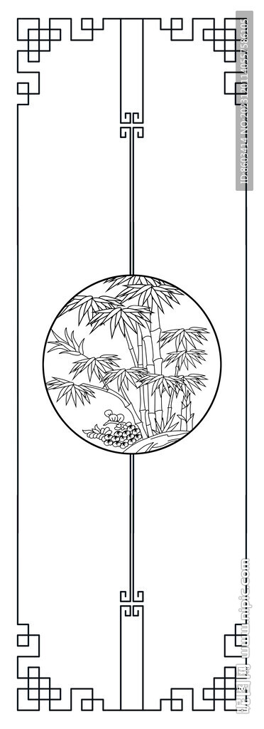 高清分层透明底平开门打印图