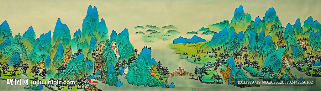 千里江山图