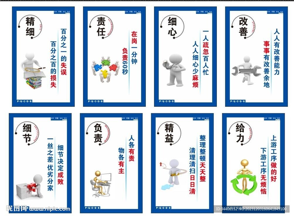 小人管理标语